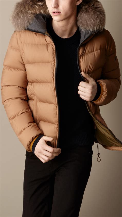 mens burberry fur jacket|Burberry denim jacket men's.